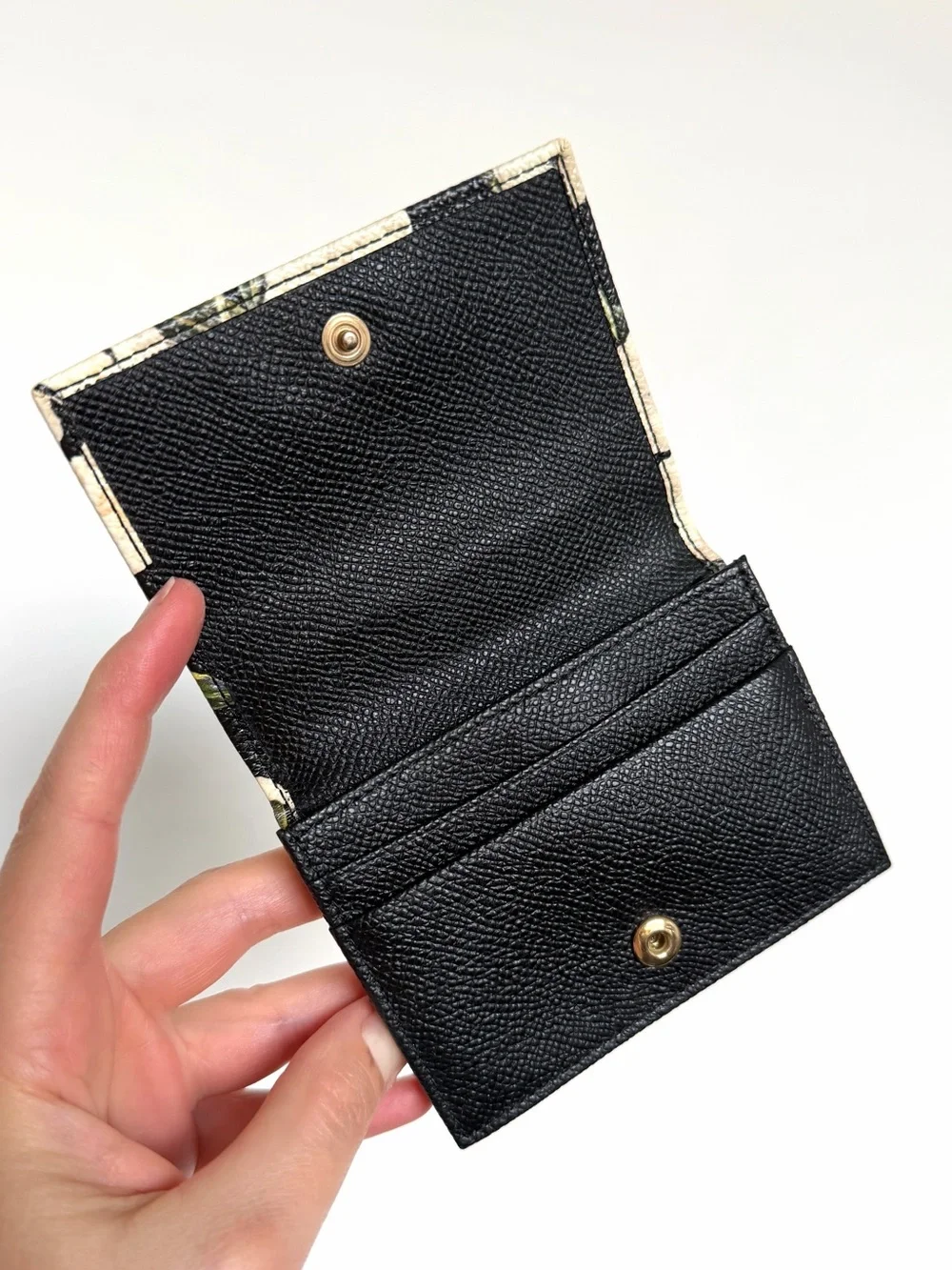 Dolce & Gabbana Tulip Print Compact Wallet